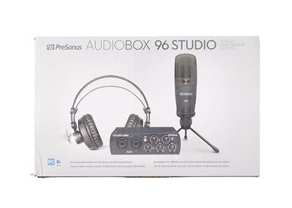 PreSonus AudioBox 96 Studio - USB, Audio Interface, Bundle For Recording and Production, with Microphone, Headphones & Software, 25th Anniversary Edition
