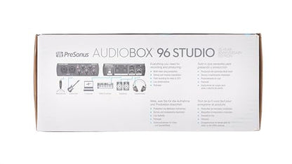 PreSonus AudioBox 96 Studio - USB, Audio Interface, Bundle For Recording and Production, with Microphone, Headphones & Software, 25th Anniversary Edition
