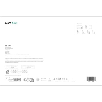 WiiM Amp: Multiroom Streaming Amplifier | Compatible with AirPlay, Google Cast, Alexa | HDMI, Voice Control | Stream from Spotify, Amazon Music, Tidal & More | Space Gray