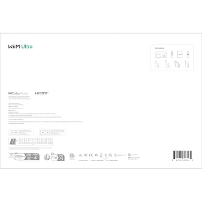 WiiM Ultra Music Streamer & Digital Preamp | 3.5" Touchscreen, Compatible with Google Cast & Alexa, Stream Spotify, Amazon Music, Tidal & More | HDMI ARC, Phono Input & Headphone Output | Silver