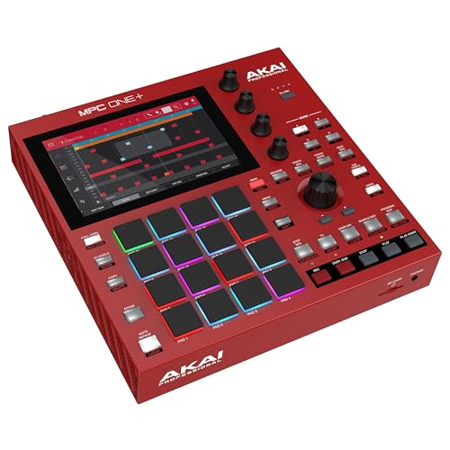 Akai Professional MPC One+ Standalone Drum Machine, Beat Maker and MIDI Controller with WiFi, Bluetooth, Drum Pads, Synth Plug-ins, Touchscreen, and Native Instruments Integration