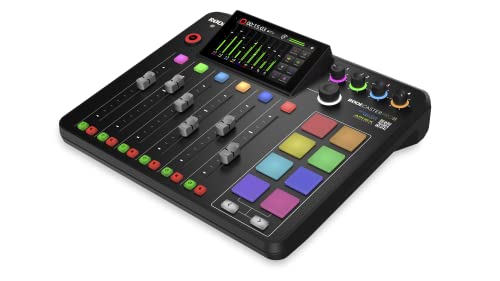 RØDE RØDECaster Pro II All-in-One Production Solution for Podcasting, Streaming, Music Production and Content Creation, Black