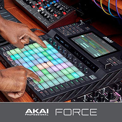 Akai Professional FORCE -Standalone Music Production, MIDI Sequencer and DJ System with Synth Engines, MPC Sampling and Ableton Style Clip Launching