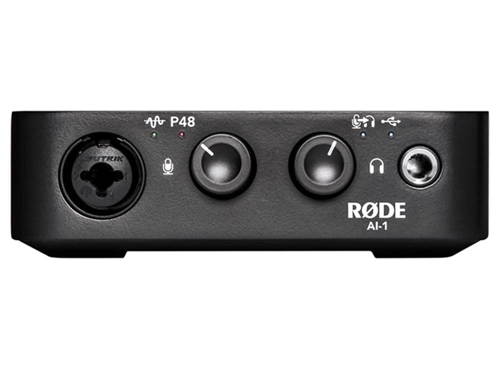 RØDE Complete Studio Kit with NT1 Studio Condenser Microphone & AI-1 Audio Interface for Music Production, Vocal Recording, Streaming and Podcasting
