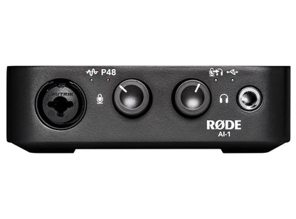 RØDE Complete Studio Kit with NT1 Studio Condenser Microphone & AI-1 Audio Interface for Music Production, Vocal Recording, Streaming and Podcasting