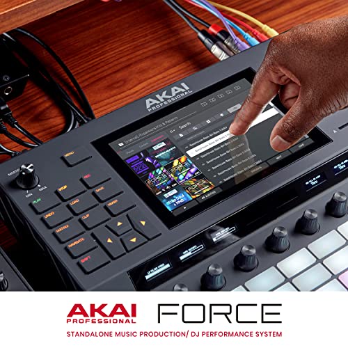 Akai Professional FORCE -Standalone Music Production, MIDI Sequencer and DJ System with Synth Engines, MPC Sampling and Ableton Style Clip Launching