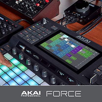 Akai Professional FORCE -Standalone Music Production, MIDI Sequencer and DJ System with Synth Engines, MPC Sampling and Ableton Style Clip Launching