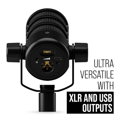 RØDE PodMic USB Versatile Dynamic Broadcast Microphone with XLR and USB Connectivity for Podcasting, Streaming, Gaming, Music Creation and Content Creation