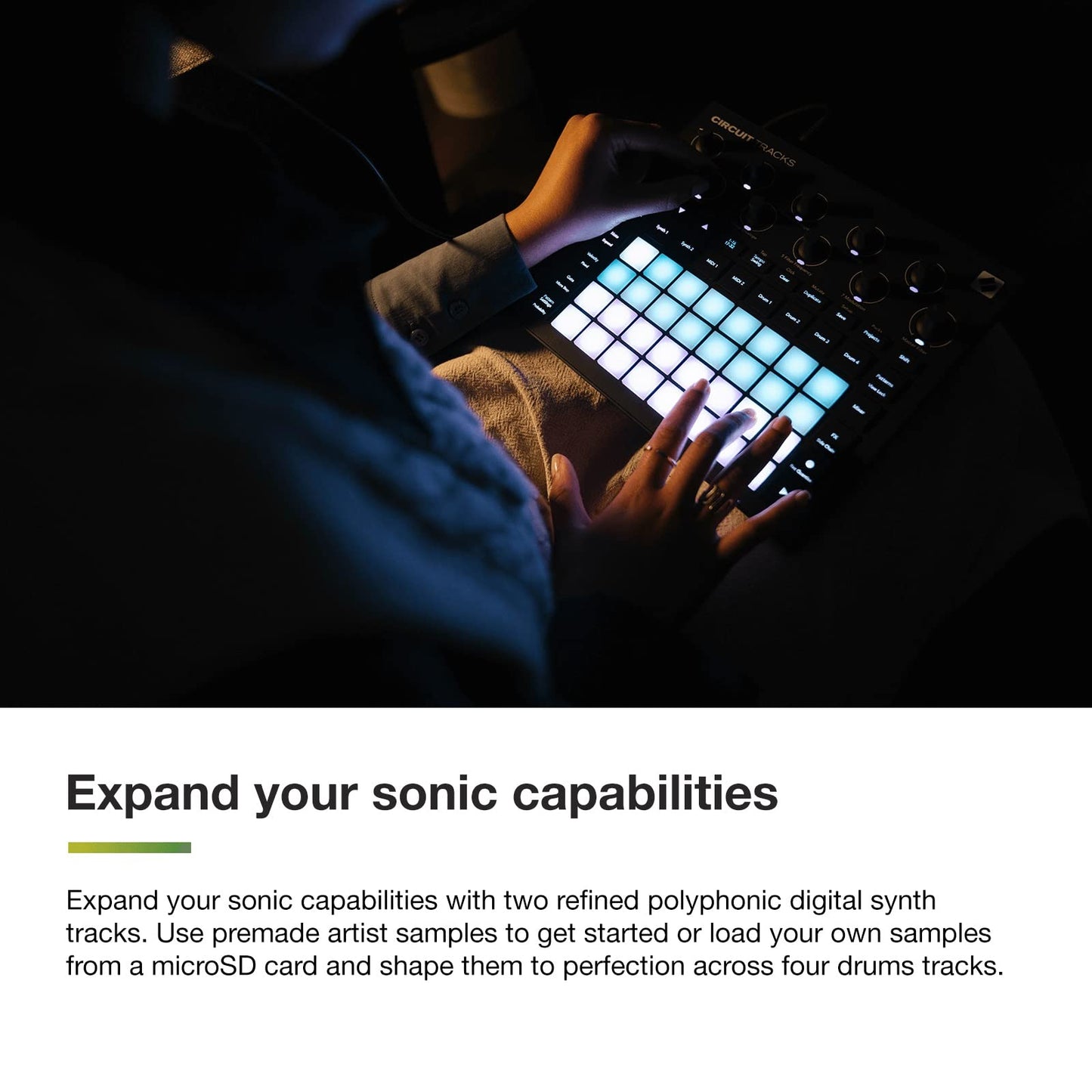 Novation Circuit Tracks: Groovebox Sequencer With Synth Tracks, MIDI Tracks And Drum Tracks Electronic Music Making