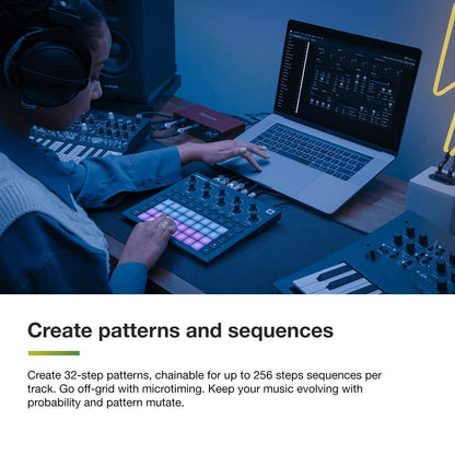 Novation Circuit Tracks: Groovebox Sequencer With Synth Tracks, MIDI Tracks And Drum Tracks Electronic Music Making