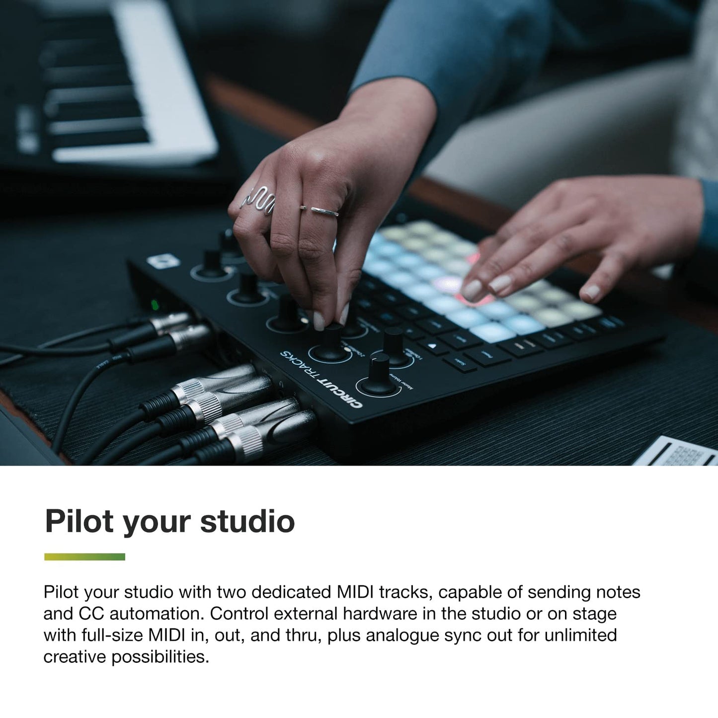 Novation Circuit Tracks: Groovebox Sequencer With Synth Tracks, MIDI Tracks And Drum Tracks Electronic Music Making
