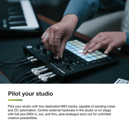 Novation Circuit Tracks: Groovebox Sequencer With Synth Tracks, MIDI Tracks And Drum Tracks Electronic Music Making