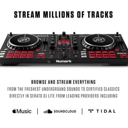 Numark Mixtrack Pro FX Serato DJ Controller with 2 Decks, Mixer, Effects Paddles and Audio Interface