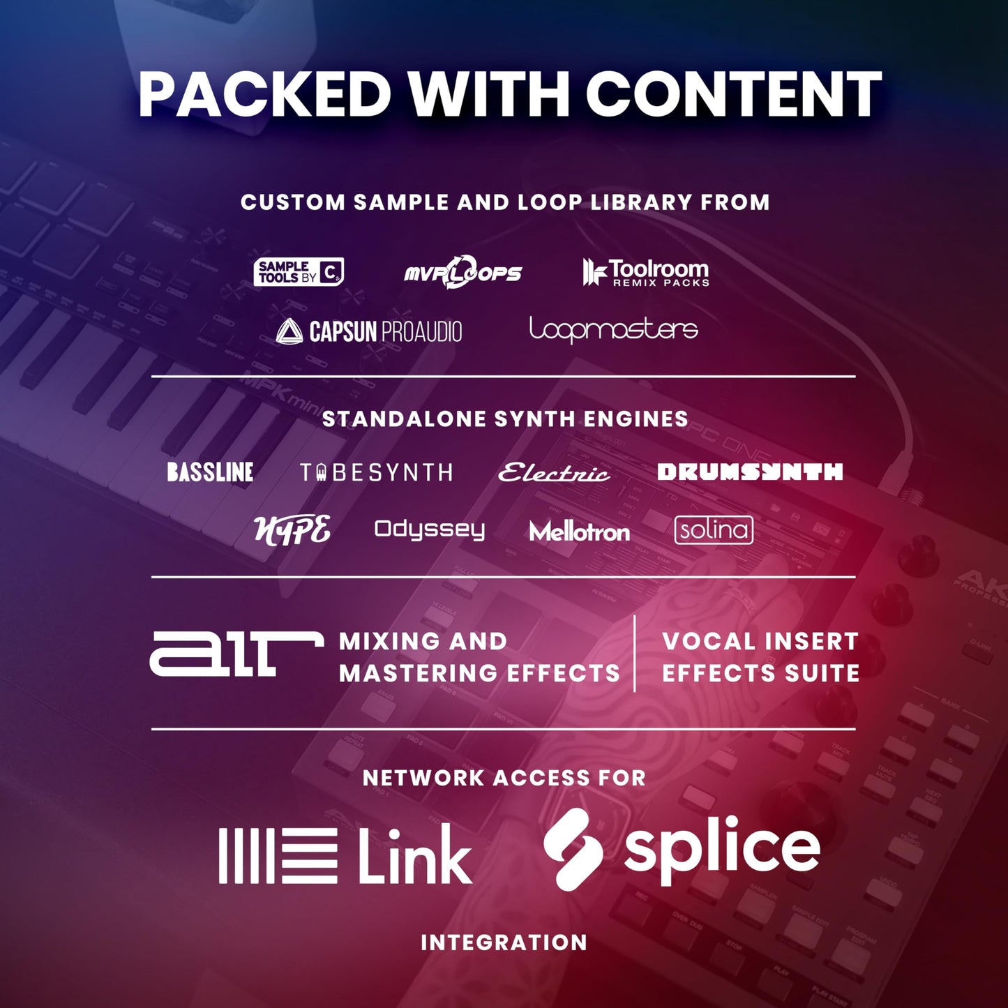 Akai Professional MPC One+ Standalone Drum Machine, Beat Maker and MIDI Controller with WiFi, Bluetooth, Drum Pads, Synth Plug-ins, Touchscreen, and Native Instruments Integration