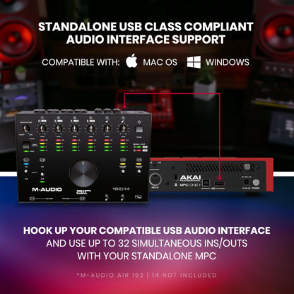 Akai Professional MPC One+ Standalone Drum Machine, Beat Maker and MIDI Controller with WiFi, Bluetooth, Drum Pads, Synth Plug-ins, Touchscreen, and Native Instruments Integration