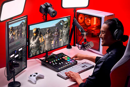 RØDE RØDECaster Pro II All-in-One Production Solution for Podcasting, Streaming, Music Production and Content Creation, Black