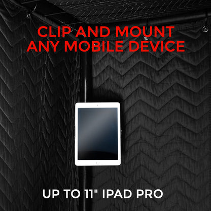 Snap Studio Ultimate Vocal Booth | Portable Sound Booth for Recording Echo-Free Vocals | 360 Reverb Stand-In Isolation Shield | Pro-Sound Blankets | Recommended by Rolling Stone
