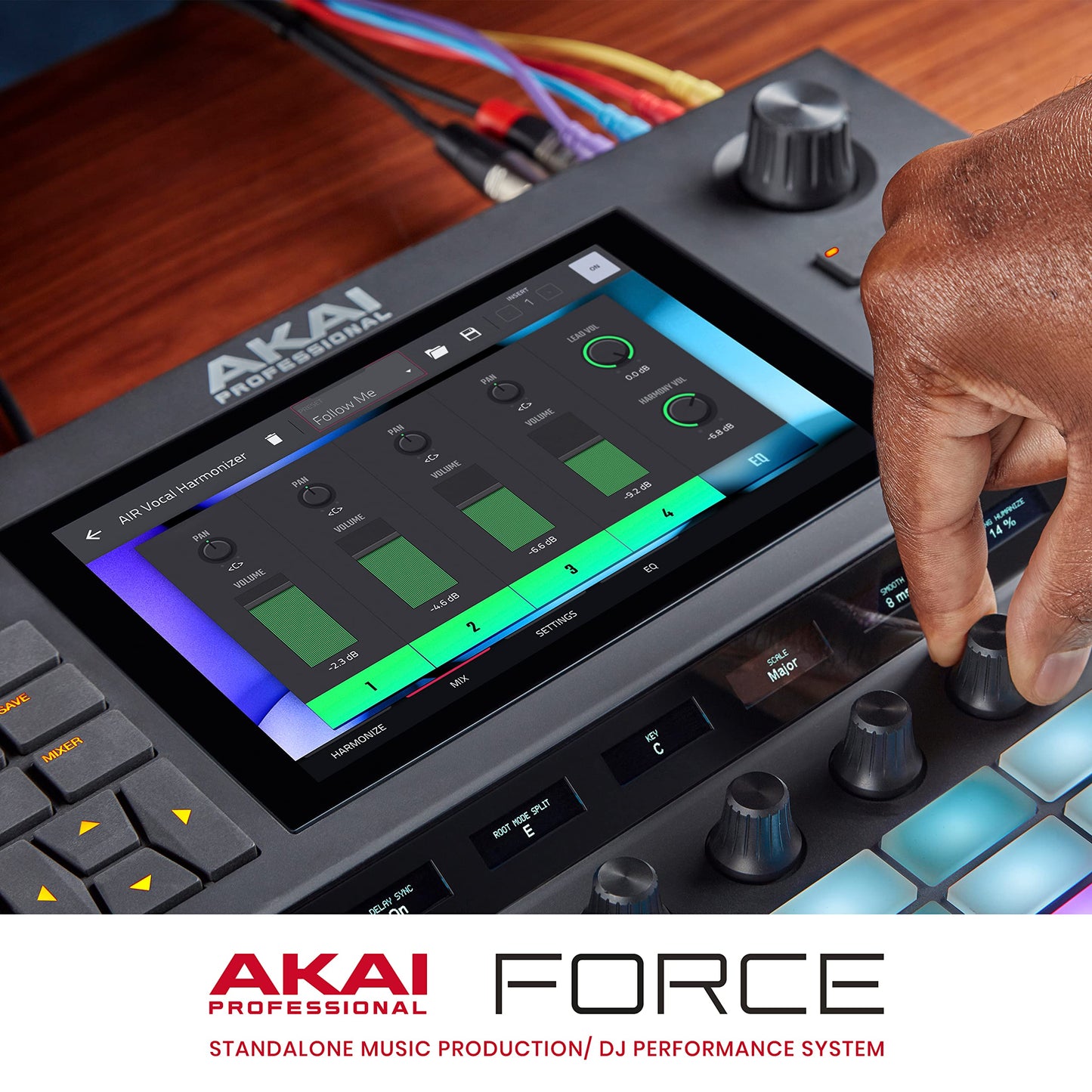 Akai Professional FORCE -Standalone Music Production, MIDI Sequencer and DJ System with Synth Engines, MPC Sampling and Ableton Style Clip Launching