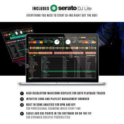 Numark Mixtrack Pro FX Serato DJ Controller with 2 Decks, Mixer, Effects Paddles and Audio Interface