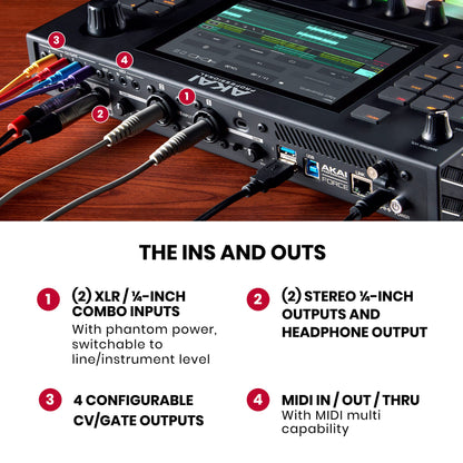 Akai Professional FORCE -Standalone Music Production, MIDI Sequencer and DJ System with Synth Engines, MPC Sampling and Ableton Style Clip Launching