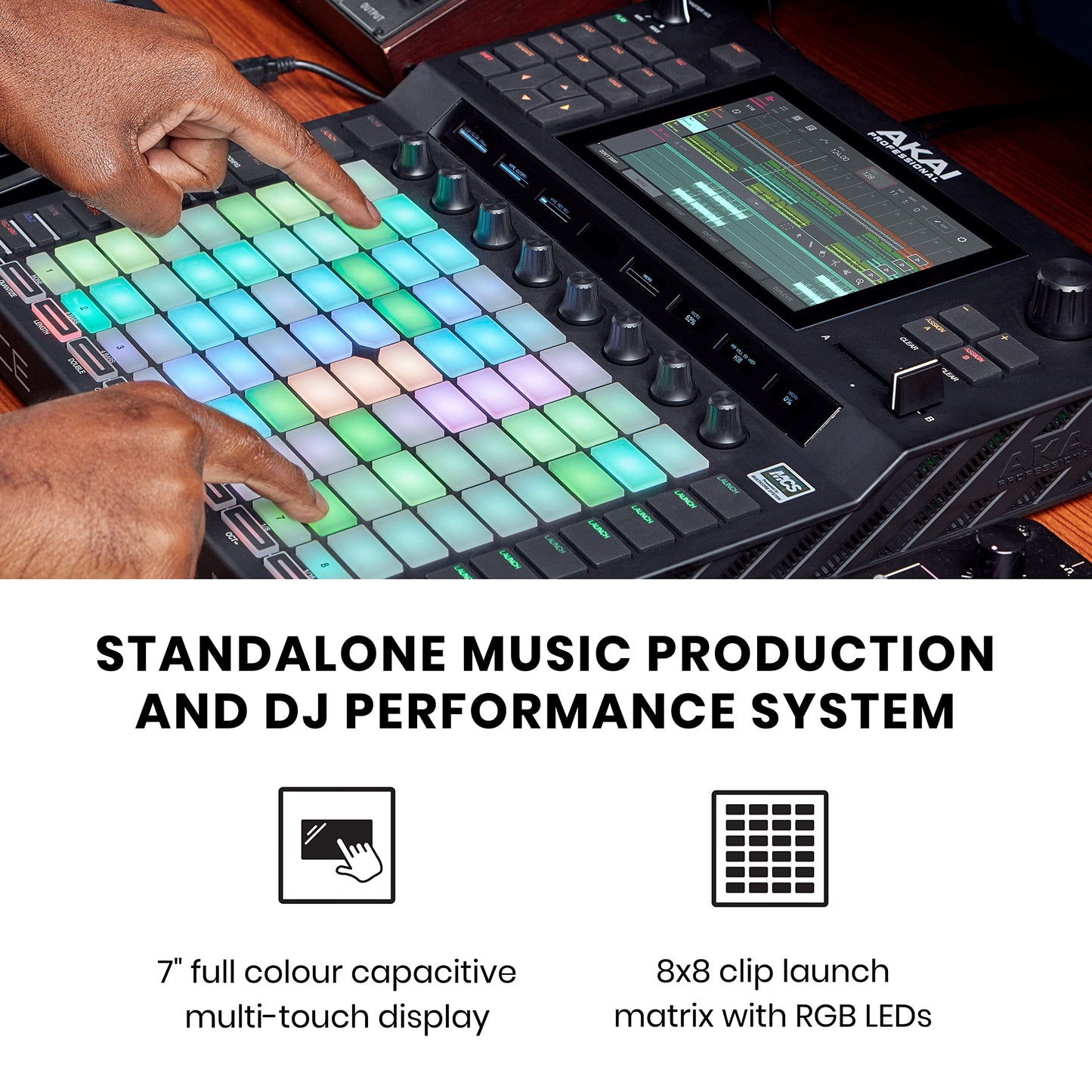 Akai Professional FORCE -Standalone Music Production, MIDI Sequencer and DJ System with Synth Engines, MPC Sampling and Ableton Style Clip Launching