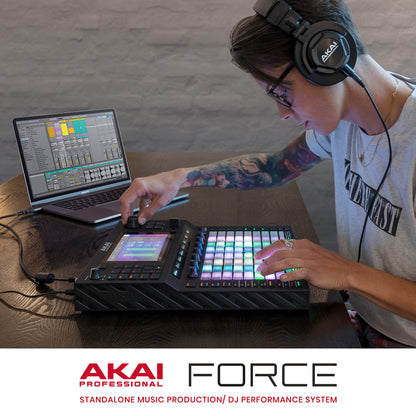 Akai Professional FORCE -Standalone Music Production, MIDI Sequencer and DJ System with Synth Engines, MPC Sampling and Ableton Style Clip Launching